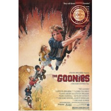 THE GOONIES 1985 80s HANGING ORIGINAL CINEMA OFFICIAL MOVIE PRINT PREMIUM POSTER