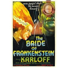 THE BRIDE OF FRANKENSTEIN 1935 30s ORIGINAL CINEMA MOVIE PRINT PREMIUM POSTER