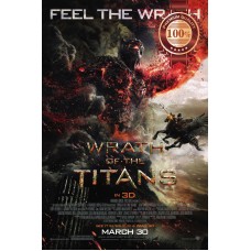WRATH OF THE TITANS 2012 FILM MOVIE ORIGINAL CINEMA PRINT PREMIUM POSTER