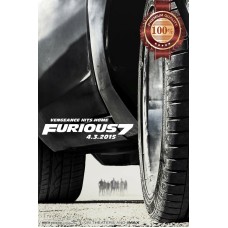 FURIOUS 7 THE FAST AND ORIGINAL OFFICIAL CINEMA MOVIE PRINT PREMIUM POSTER