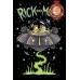 RICK AND MORTY SPACE SHIP DUMP ART TV SHOW ARTWORK DRAWING PRINT PREMIUM POSTER