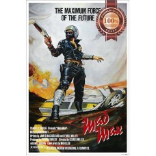 MAD MAX 1979 70s OFFICIAL ORIGINAL CINEMA MOVIE FILM PRINT PREMIUM POSTER