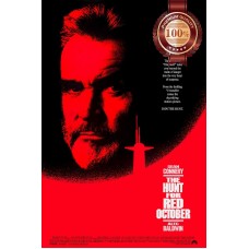 THE HUNT FOR RED OCTOBER 1990 90s ORIGINAL MOVIE CINEMA PRINT PREMIUM POSTER