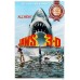 JAWS 3D SHARK MOUTH OUT OF WATER CHASING CLASSIC MOVIE PRINT PREMIUM POSTER