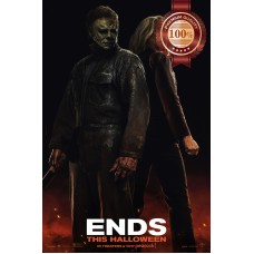 HALLOWEEN ENDS 2022 MAIN OFFICIAL ORIGINAL CINEMA MOVIE PRINT PREMIUM POSTER
