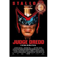 JUDGE DREDD 90s STALLONE ORIGINAL OFFICIAL CINEMA MOVIE PRINT PREMIUM POSTER