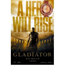 THE GLADIATOR RUSSELL CROWE ORIGINAL CINEMA MOVIE FILM PRINT PREMIUM POSTER