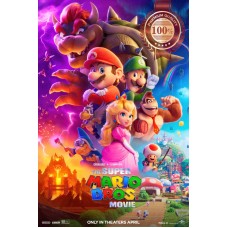 THE SUPER MARIO BROS MOVIE 2023 ORIGINAL OFFICIAL CINEMA PRINT PREMIUM POSTER