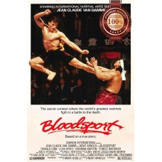 BLOODSPORT VAN DAMME 1988 80s CINEMA MOVIE ORIGINAL PRINT PREMIUM POSTER