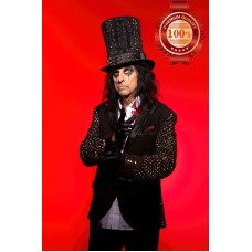 ALICE COOPER TOP HAT RED MUSIC BAND PHOTO ORIGINAL PRINT PREMIUM POSTER