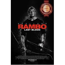 RAMBO LAST BLOOD 2019 OFFICIAL CINEMA MOVIE FILM PRINT PREMIUM POSTER