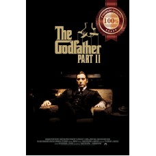 THE GODFATHER 2 II 1974 SITTING ORIGINAL CINEMA MOVIE PRINT PREMIUM POSTER