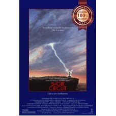 SHORT CIRCUIT 1986 80s OFFICIAL ORIGINAL CINEMA MOVIE PRINT PREMIUM POSTER