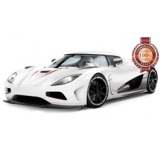KOENIGSEGG AGERA R WHITE SPORTS SUPER DREAM CAR PHOTO PRINT PREMIUM POSTER