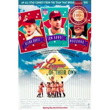 A LEAGUE OF THEIR OWN 90s ORIGINAL TOM HANKS FILM MOVIE PRINT PREMIUM POSTER