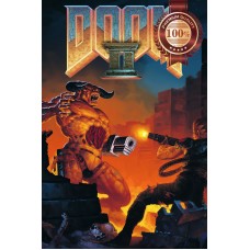 NEW DOOM 2 II TWO ORIGINAL 1994 VIDEO GAME ART ARTWORK PRINT PREMIUM POSTER