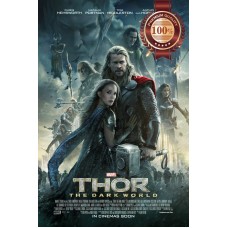 THOR THE DARK WORLD OFFICIAL ORIGINAL CINEMA MOVIE FILM PRINT PREMIUM POSTER