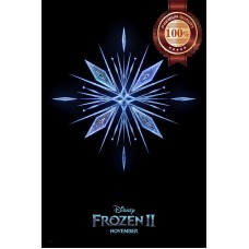 FROZEN 2 TEASER SNOWFLAKE DISNEY ORIGINAL CINEMA MOVIE PRINT PREMIUM POSTER