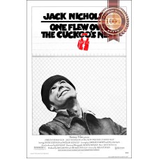 ONE FLEW OVER THE CUCKOOS NEST 1975 ORIGINAL CINEMA MOVIE PRINT PREMIUM POSTER