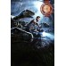 JURASSIC WORLD BLUE VELOCIRAPTORS BIKE CINEMA MOVIE PRINT PREMIUM POSTER
