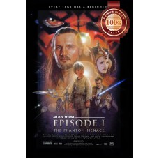 STAR WARS EP1 EPISODE 1 THE PHANTOM MENACE MOVIE ART PRINT PREMIUM POSTER