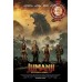 JUMANJI : WELCOME TO THE JUNGLE 2017  ORIGINAL CINEMA MOVIE PRINT PREMIUM POSTER