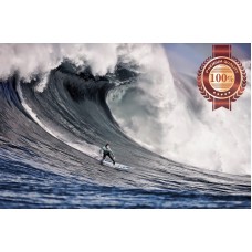 SURFING HUGE WAVE MAVERICKS BEACH SURF PHOTO WALL ART PRINT PREMIUM POSTER