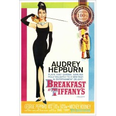 BREAKFAST AT TIFFANYS 61 OFFICIAL ORIGINAL CINEMA MOVIE PRINT PREMIUM POSTER