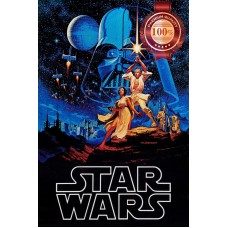 90x60 STAR WARS RETRO EPISODE IV A NEW HOPE 1977 WALL ART PICTURE PRINT POSTER