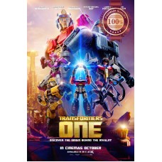 TRANSFORMERS ONE 2024 ORIGINAL ANIMATED CINEMA MOVIE PRINT PREMIUM POSTER