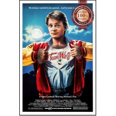 TEEN WOLF 1985 80s ORIGINAL OFFICIAL CINEMA MOVIE FILM PRINT PREMIUM POSTER