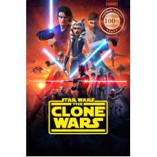 THE CLONE WARS ANIMATED STAR WARS ORIGINAL MOVIE CINEMA PRINT PREMIUM POSTER
