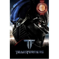 TRANSFORMERS 1 BACK TO BACK OPTIMUS MEGATRON MOVIE FILM PRINT PREMIUM POSTER