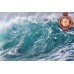 POWERFUL WAVE WALL BREAKING BEACH SURF SEA HOME PHOTO PRINT PREMIUM POSTER