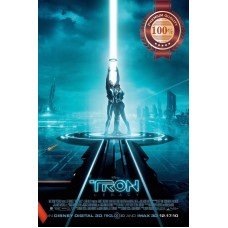 TRON LEGACY 2010 OFFICIAL ORIGINAL CINEMA FILM MOVIE PRINT PREMIUM POSTER
