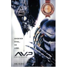 ALIEN VS PREDATOR AVP 2004 OFFICIAL ORIGINAL CINEMA MOVIE PRINT PREMIUM POSTER