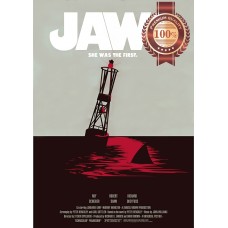 JAWS FIN OUT OF WATER RETRO CLASSIC MOVIE WALL ART PRINT - PREMIUM POSTER