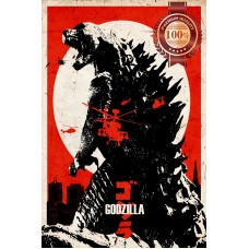 GODZILLA ARTISTIC MOVIE FILM COMIC DECOR HOME ART PHOTO PRINT PREMIUM POSTER