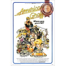 AMERICAN GRAFFITI 1973 70s ORIGINAL CINEMA FILM MOVIE PRINT PREMIUM POSTER