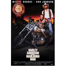 HARLEY DAVIDSON AND MARLBORO MAN 91 ORIGINAL OFFICIAL MOVIE PRINT PREMIUM POSTER