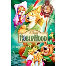 ROBIN HOOD CARTOON ORIGINAL WALT DISNEY CLASSIC ARTWORK PRINT PREMIUM POSTER