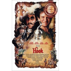 HOOK 1991 ROBIN WILLIAMS OFFICIAL ORIGINAL MOVIE FILM PRINT PREMIUM POSTER