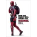 DEADPOOL 2016 BAD SMART ASS OFFICIAL ORIGINAL CINEMA MOVIE PRINT PREMIUM POSTER