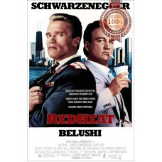 RED HEAT 1988 80s REDHEAT ORIGINAL MOVIE CINEMA PRINT PREMIUM POSTER