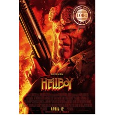 HELLBOY FACE 2019 OFFICIAL ORIGINAL CINEMA FILM MOVIE PRINT PREMIUM POSTER