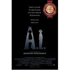 A.I. ARTIFICIAL INTELLIGENCE FILM MOVIE ORIGINAL CINEMA PRINT PREMIUM POSTER