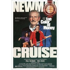 THE COLOR OF MONEY 1986 80 TOM CRUISE MOVIE ORIGINAL CINEMA PRINT PREMIUM POSTER