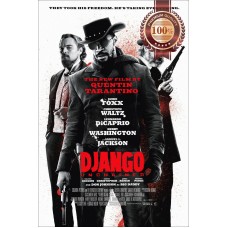DJANGO UNCHAINED 2012 TARANTINO ORIGINAL CINEMA MOVIE FILM PRINT PREMIUM POSTER