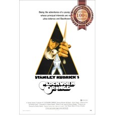 A CLOCKWORK ORANGE 1971 ORIGINAL OFFICIAL CINEMA MOVIE PRINT PREMIUM POSTER