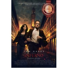 INFERNO TOM HANKS 2016 ORIGINAL OFFICIAL MOVIE FILM PRINT PREMIUM POSTER
